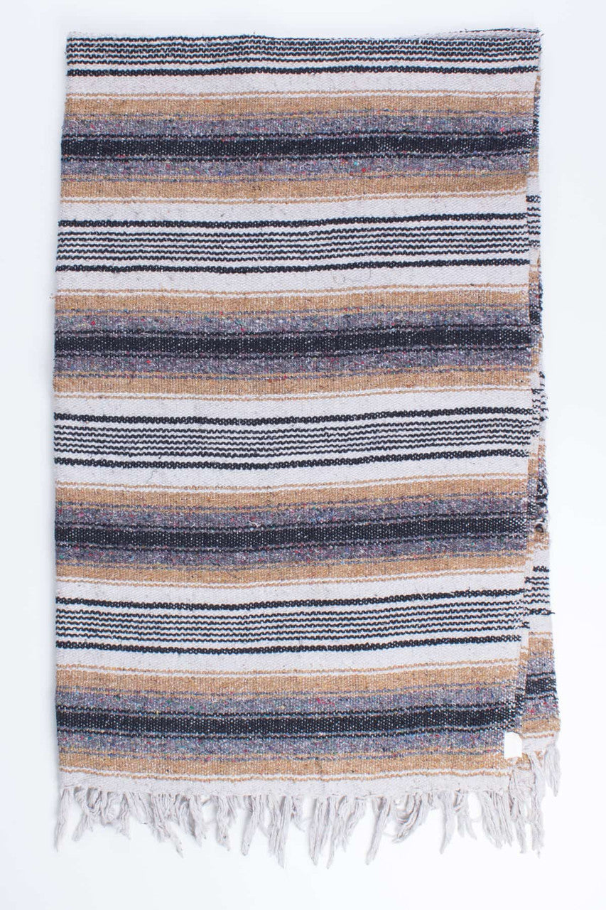 Grey & Tan Baja Blanket