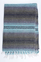Olive & Teal Baja Blanket