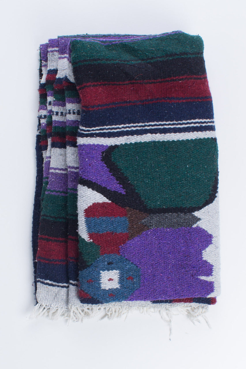 Face Motif Baja Blanket