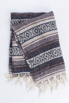 Brown & Tan Baja Blanket 1