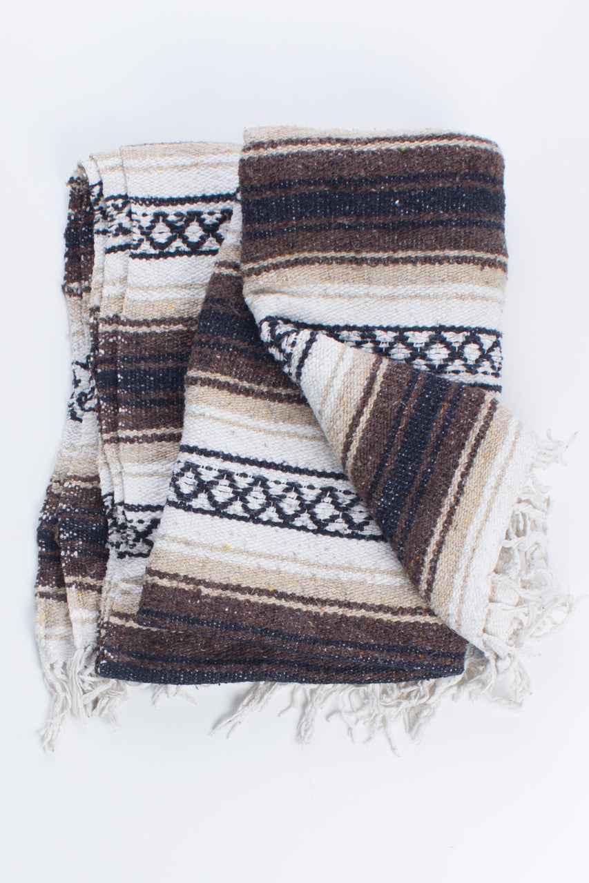 Brown & Tan Baja Blanket