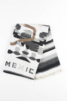 Black & White Mexico Vintage Blanket