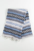Blue Vintage Baja Blanket 1