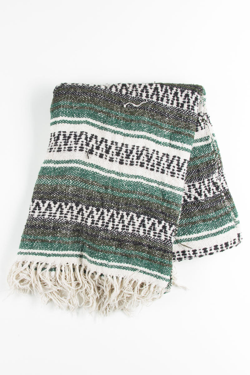 Green Baja Blanket