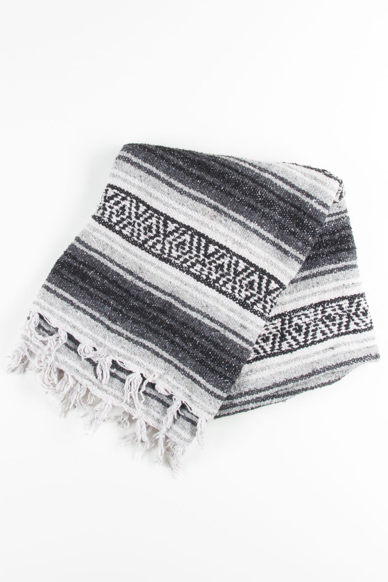 Grey Baja Blanket
