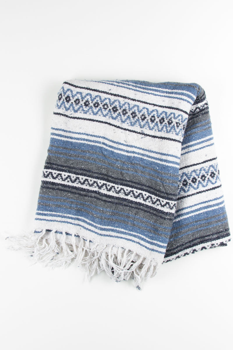Blue Baja Blanket