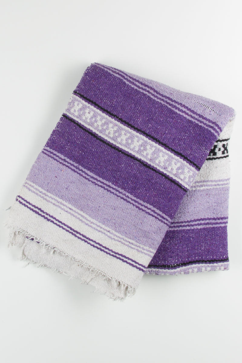 Purple Baja Blanket