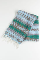 Blue & Green Woven Rug