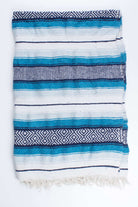 Teal Woven Baja Blanket