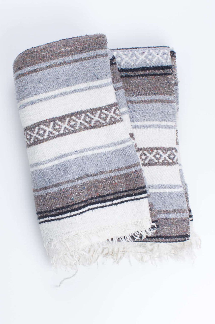 Tan & Grey Baja Blanket