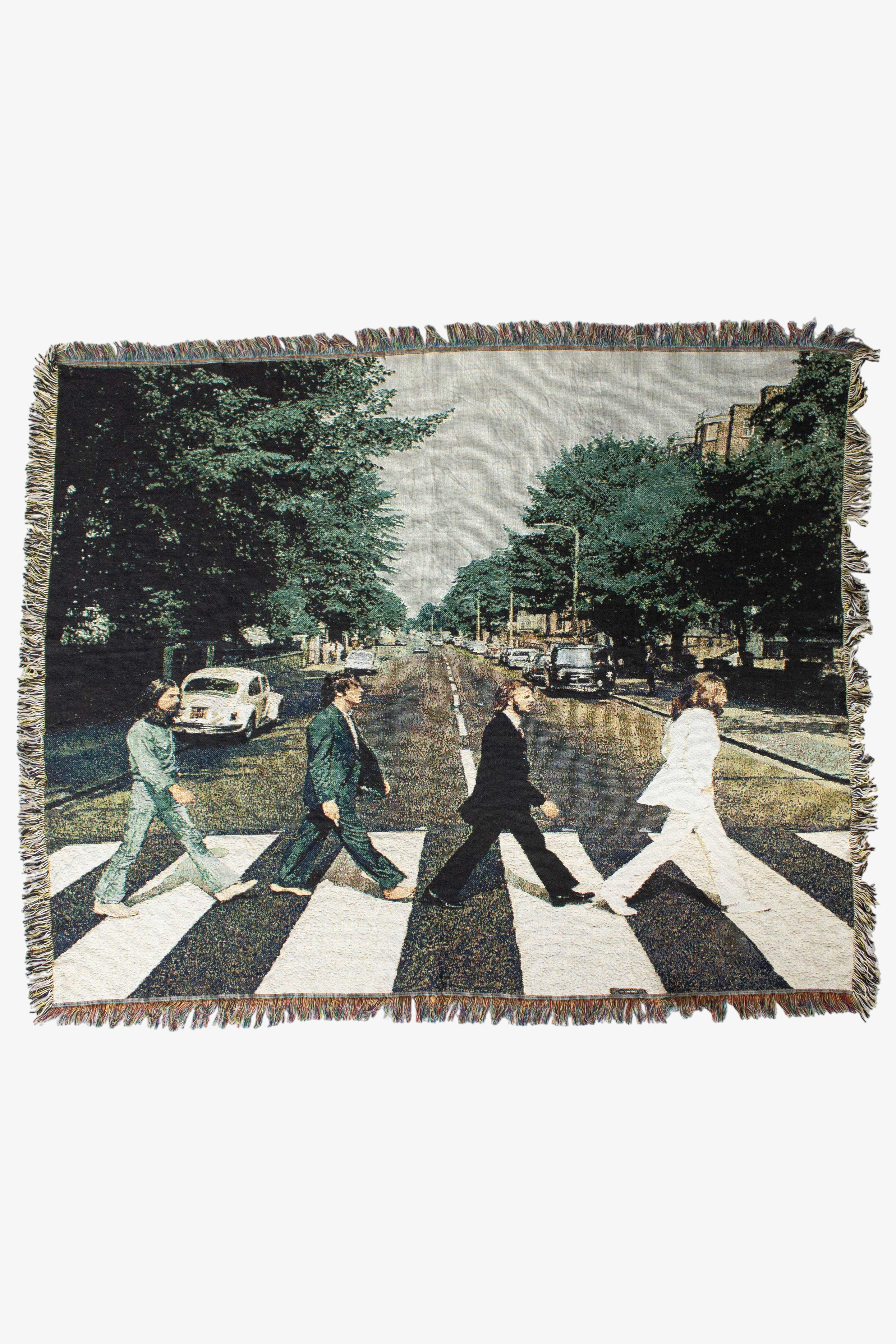 Beatles Abbey Road Tapestry Blanket (2000s)
