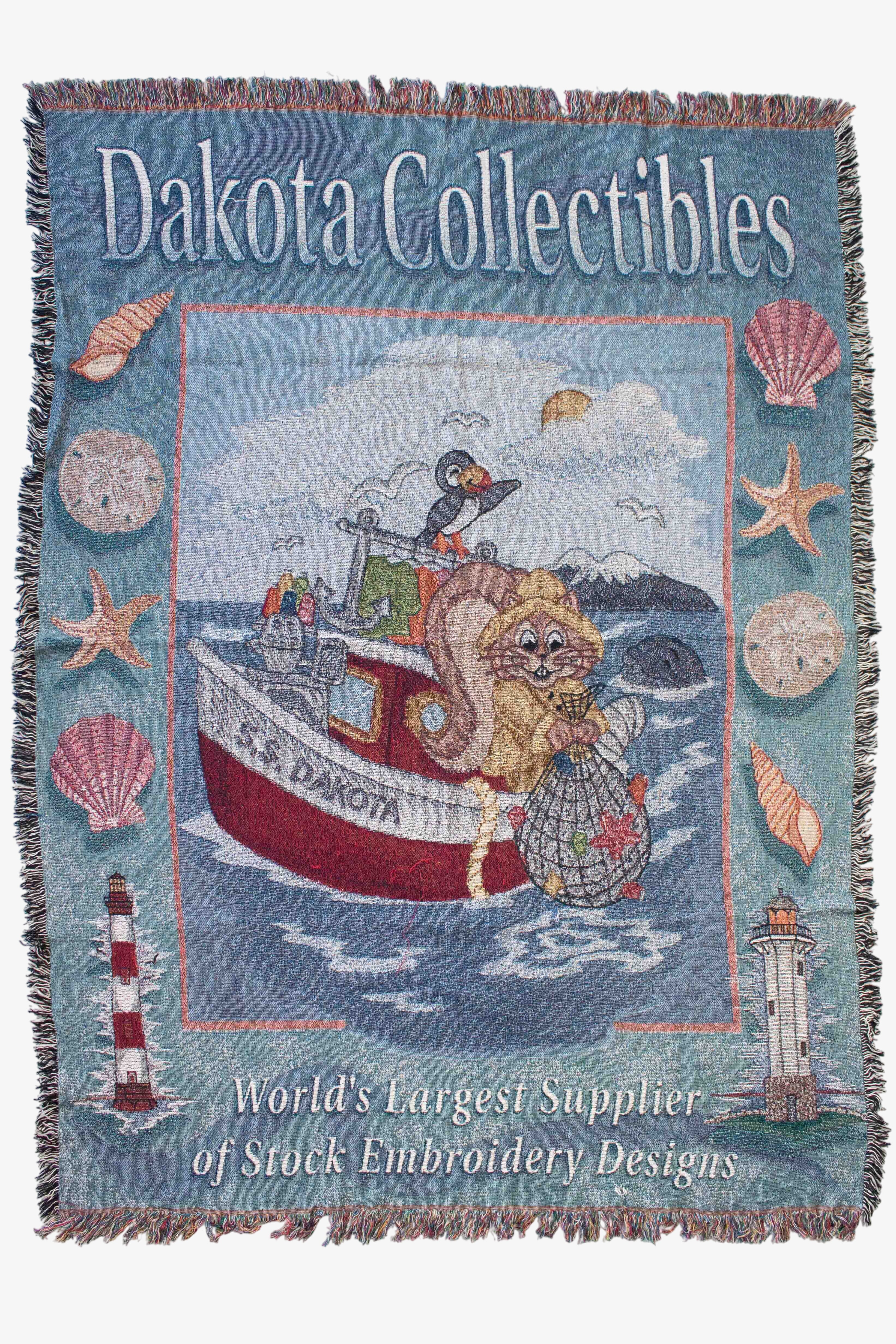 Vintage Dakota Collectibles Blanket (1990s)