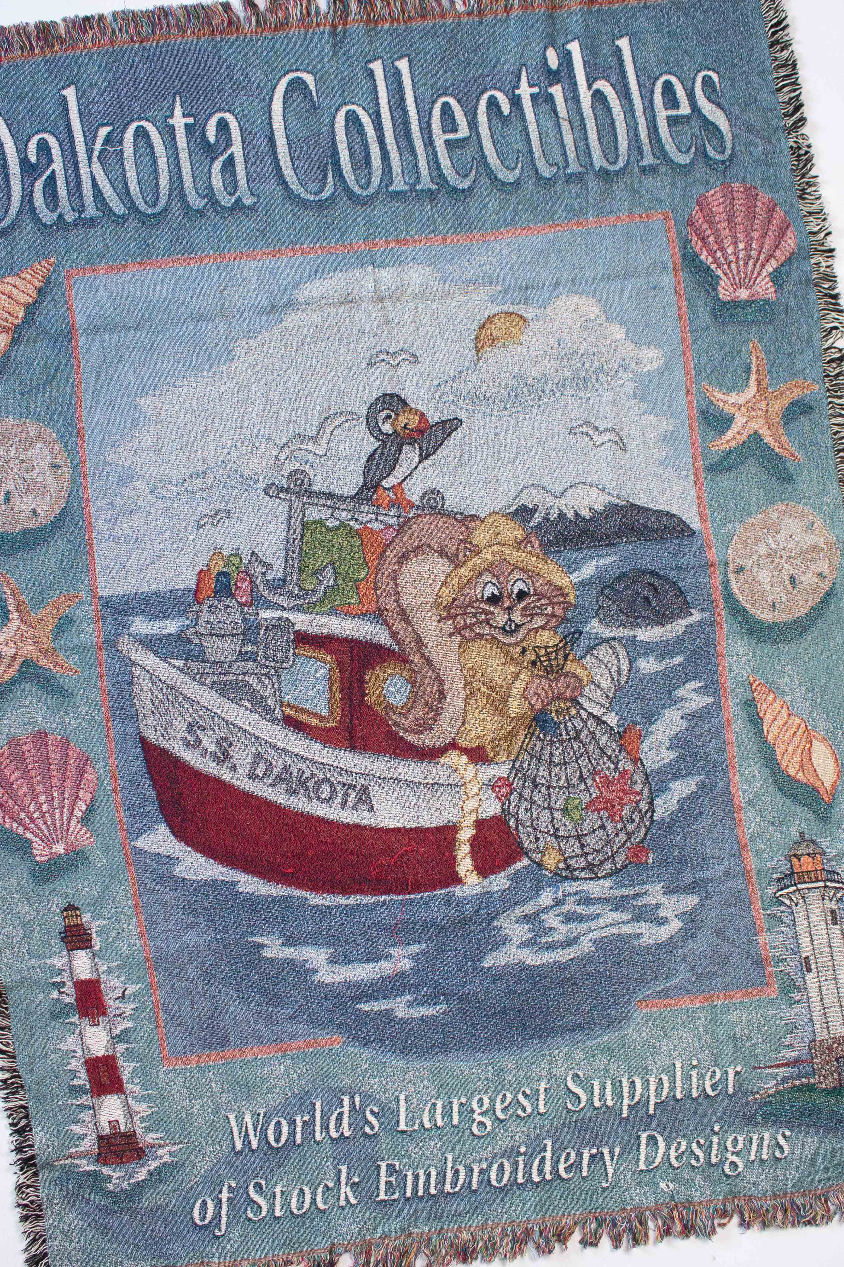 Vintage Dakota Collectibles Blanket (1990s)