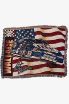 Vintage Rusty Wallace NASCAR Blanket (2000s)