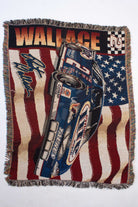 Vintage Rusty Wallace NASCAR Blanket (2000s)