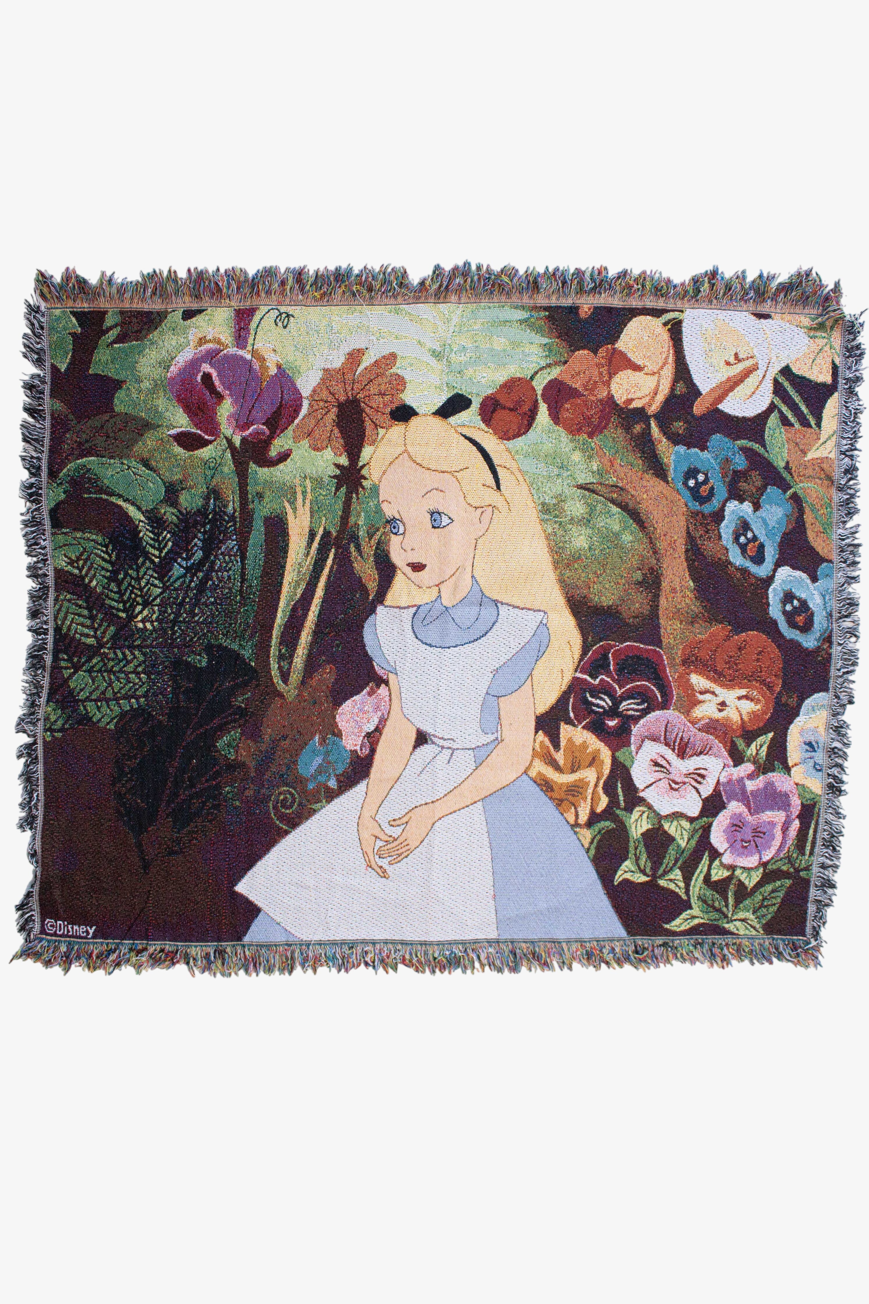 Alice In Wonderland Tapestry Blanket (2000s)