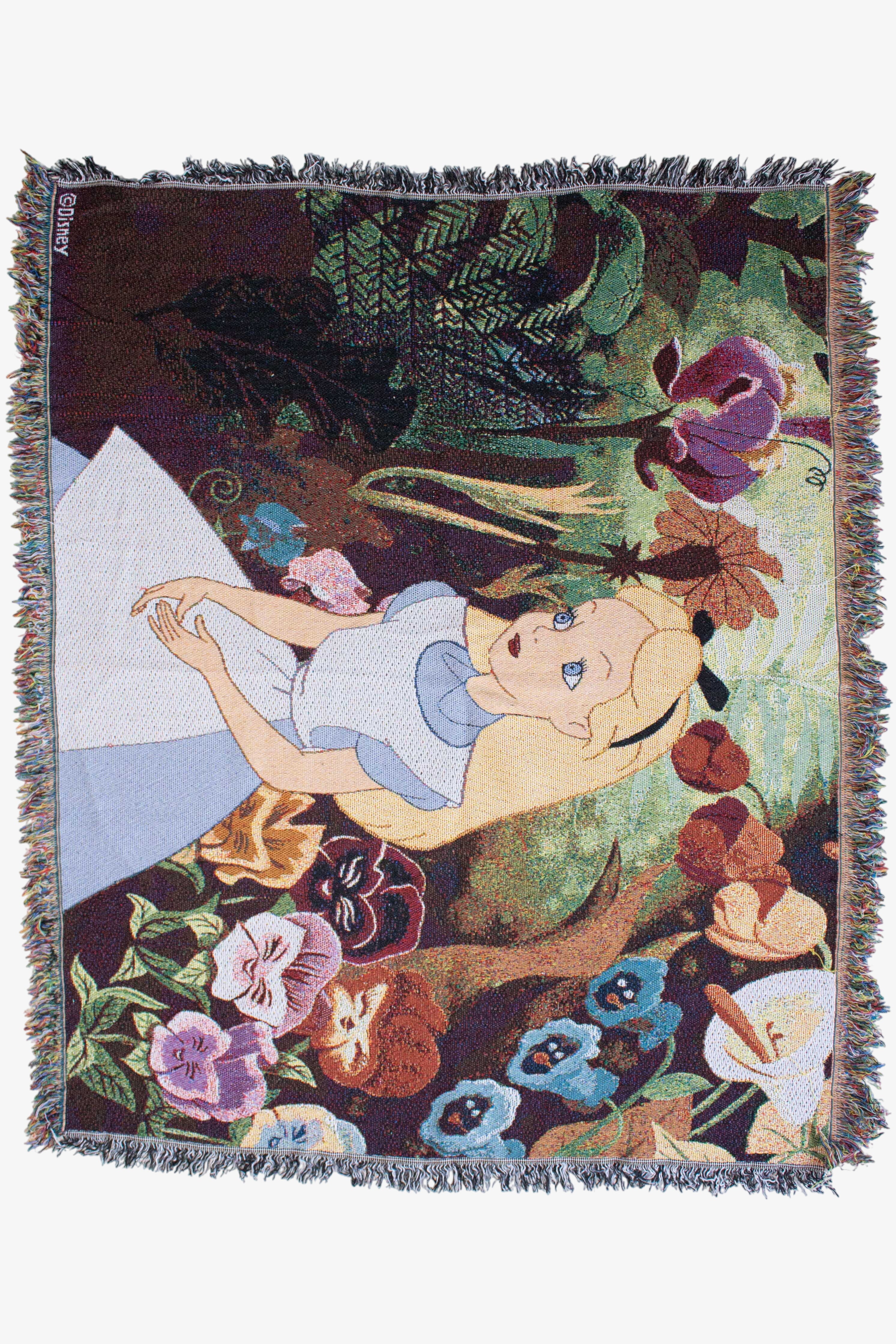 Alice In Wonderland Tapestry Blanket (2000s)