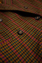 Vintage Brown Houndstooth Blazer (1990s)