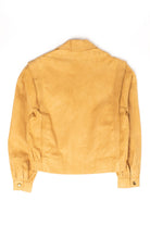 Vintage Tan Suede Snap Button Blazer (1990s)