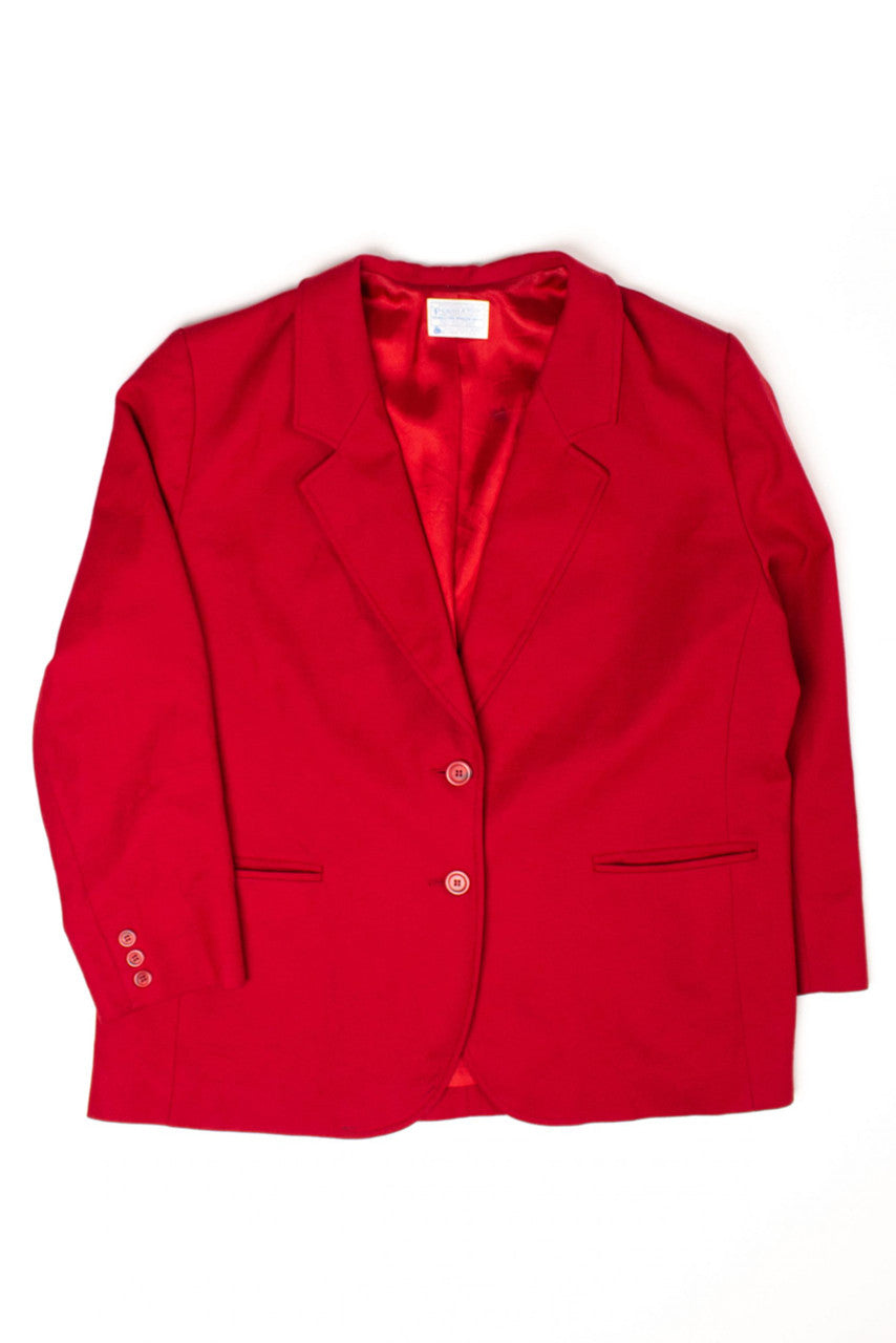 Vintage Red Wool Pendleton Blazer
