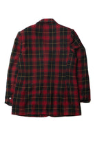 Vintage Red Plaid White Stag Blazer (1990s)