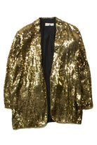 Vintage Gold Sequin Blazer (1980s)