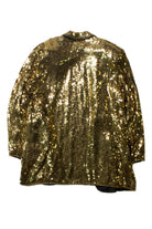 Vintage Gold Sequin Blazer (1980s)