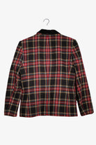 Vintage Red Plaid Norton McNaughton Blazer (1990s)