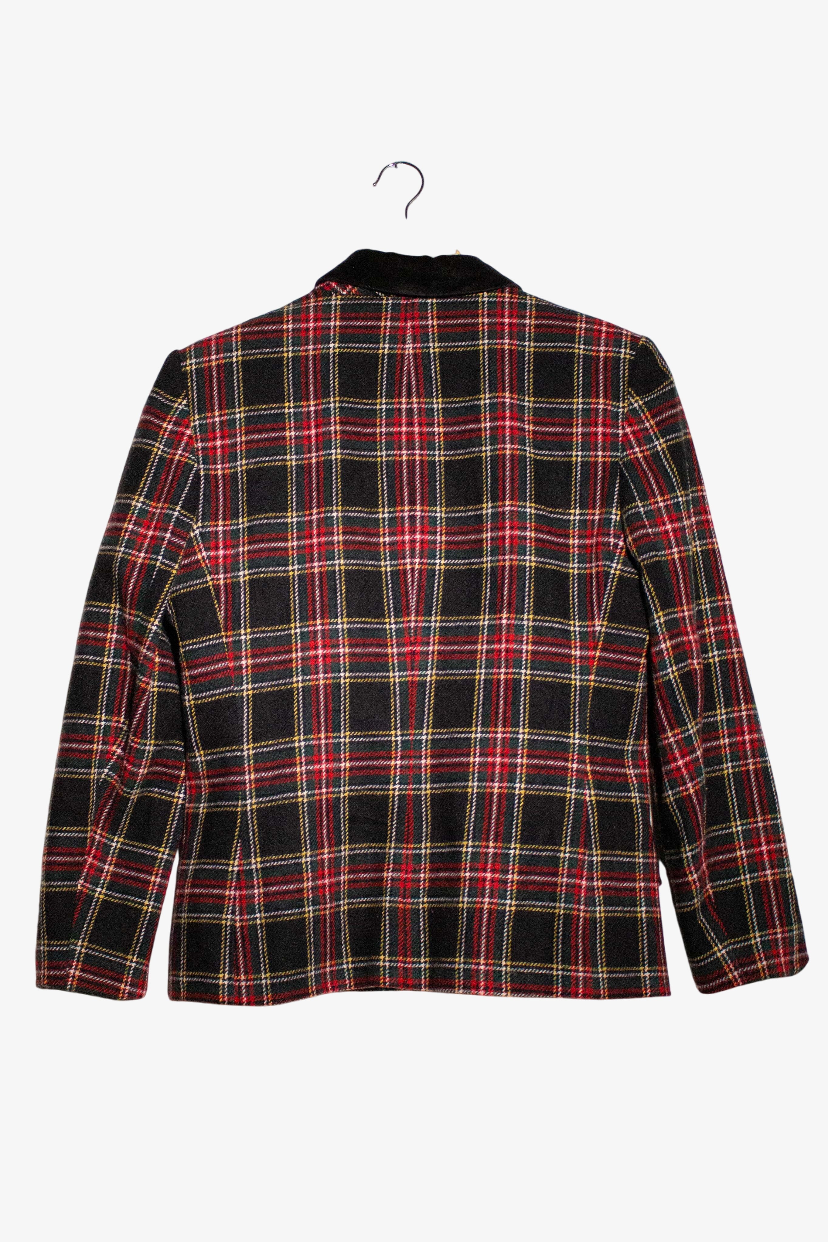 Vintage Red Plaid Norton McNaughton Blazer (1990s)