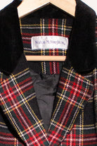 Vintage Red Plaid Norton McNaughton Blazer (1990s)