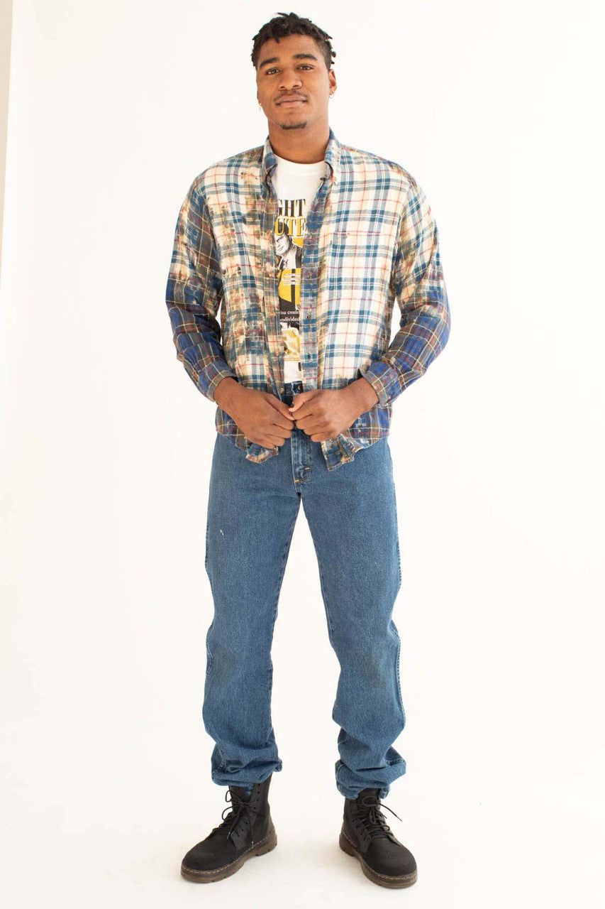Bleach Patched Flannel Shirt