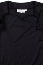 Black Bat Wing Top