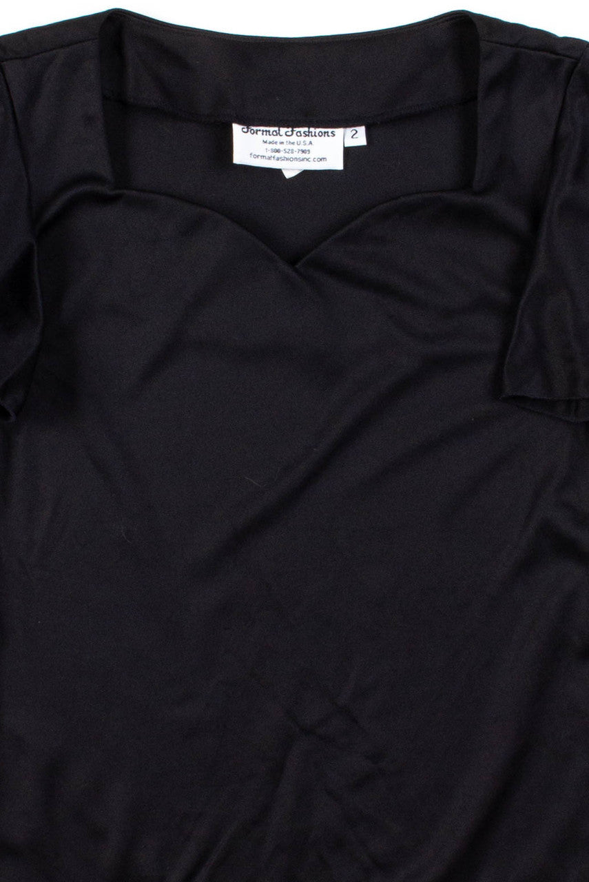 Black Bat Wing Top