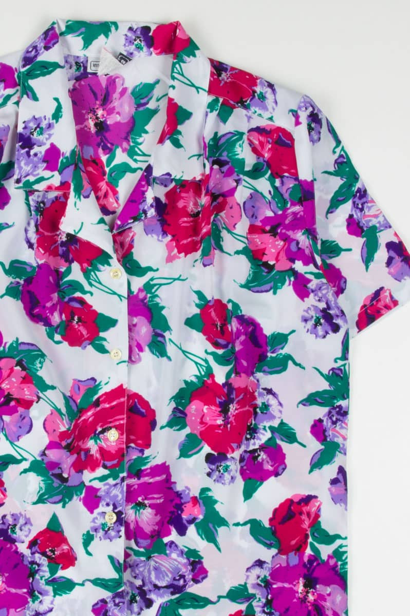 Poppy Print Camp Shirt