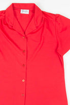 Red Tulip Sleeve Blouse