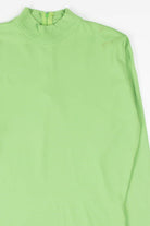 Avocado Green Mock Neck Top