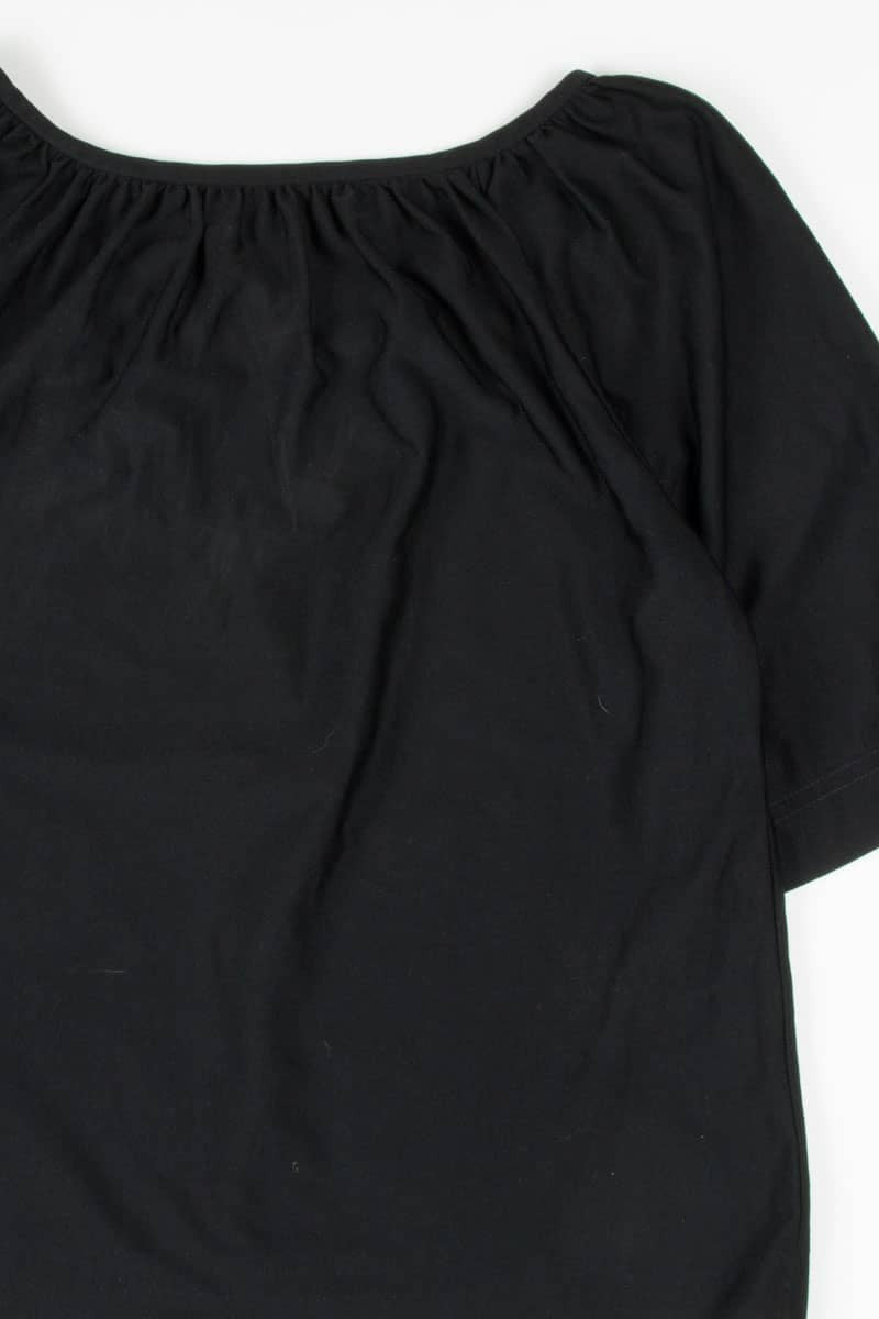 Black Peasant Top