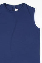 Navy Sleeveless Top