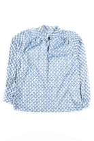 Blue Floral Blouse