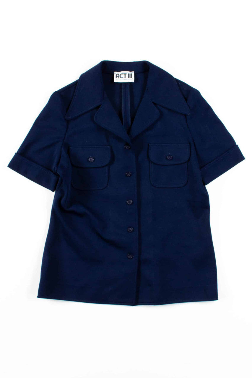Heavyweight Short Sleeve Button Up Shirt