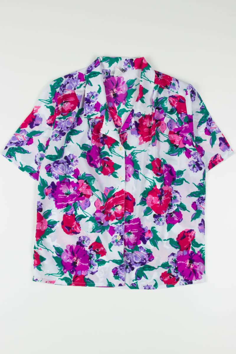 Poppy Print Camp Shirt