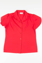 Red Tulip Sleeve Blouse