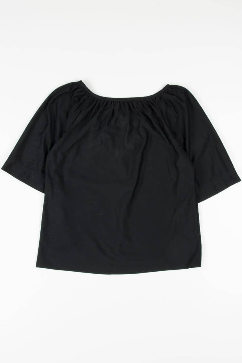 Black Peasant Top