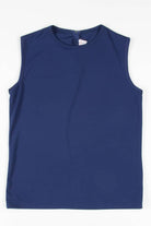 Navy Sleeveless Top