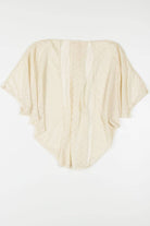 Cream Crochet Cardigan
