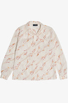 Vintage Wispy Prairie Ribbon Tie Polyester Blouse (1980s)