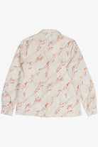 Vintage Wispy Prairie Ribbon Tie Polyester Blouse (1980s)