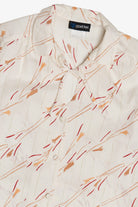 Vintage Wispy Prairie Ribbon Tie Polyester Blouse (1980s)