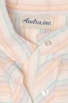 Vintage Andra, Inc Striped Button Up Blouse (1990s)