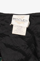 Vintage Bentley Velvet Vest And Sheer Sleeves Button Up Blouse (1980s)